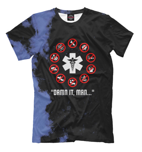 

Мужская футболка Damn it, man...