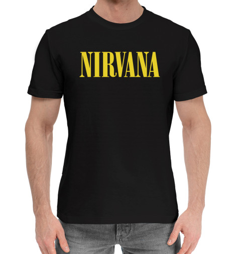 

Мужская хлопковая футболка Nirvana