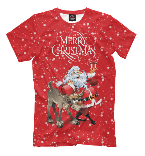 

Мужская футболка Merry Christmas