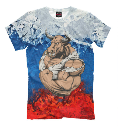 

Мужская футболка Бык