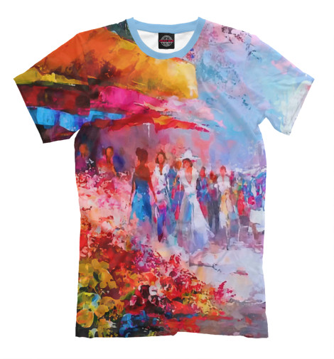 

Мужская футболка Улицы Парижа