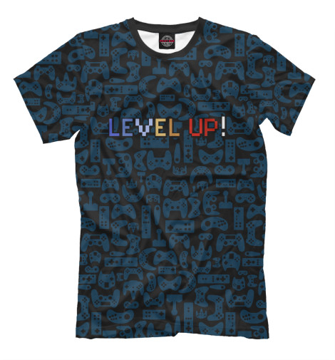

Мужская футболка Level up!