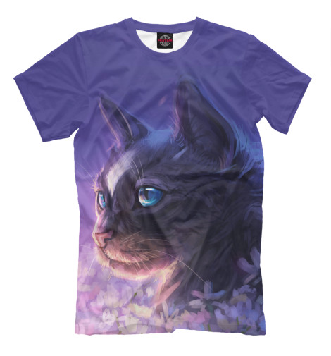 

Мужская футболка Котик