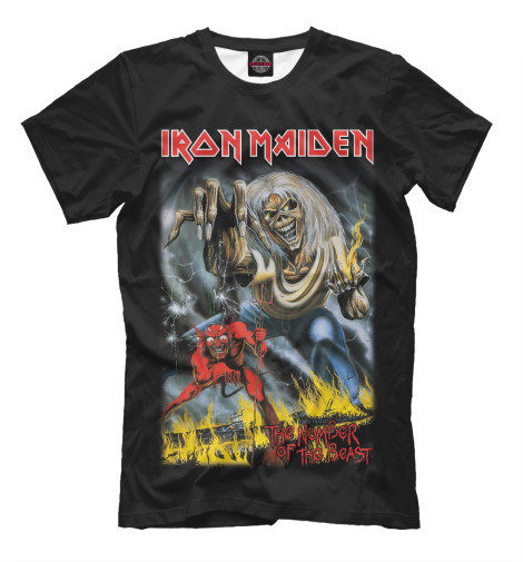 Мужская футболка Iron Maiden  - купить