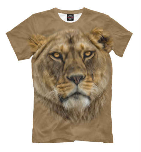 

Мужская футболка Львица