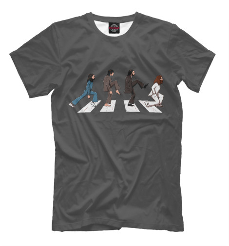 

Мужская футболка Beatles Road