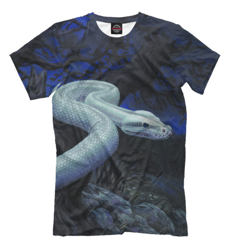 

Мужская футболка Белая змея
