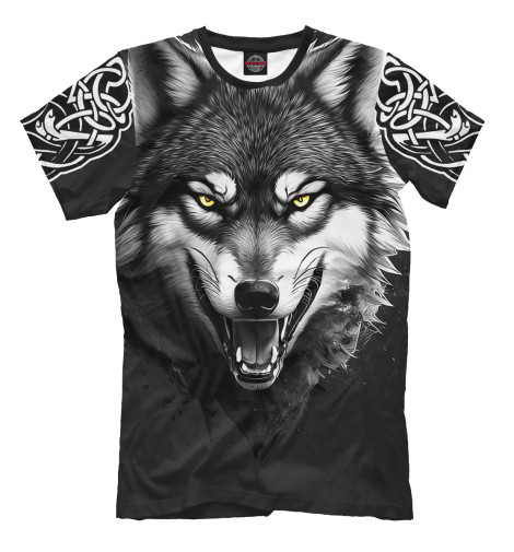 

Мужская футболка Волк