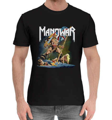 

Мужская хлопковая футболка Manowar