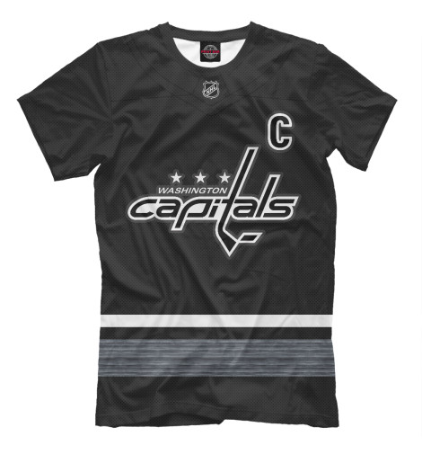 

Мужская футболка Овечкин Форма Capitals Домашняя 2019