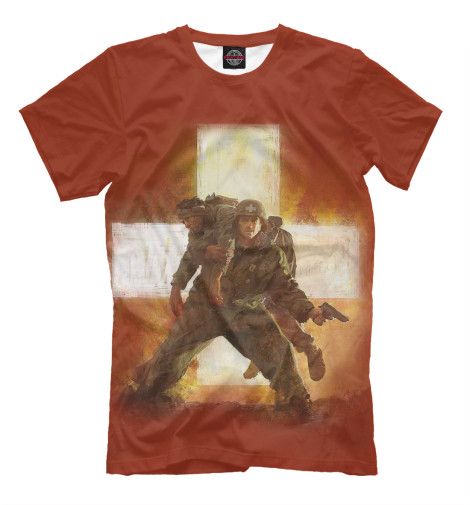 

Мужская футболка Военный врач