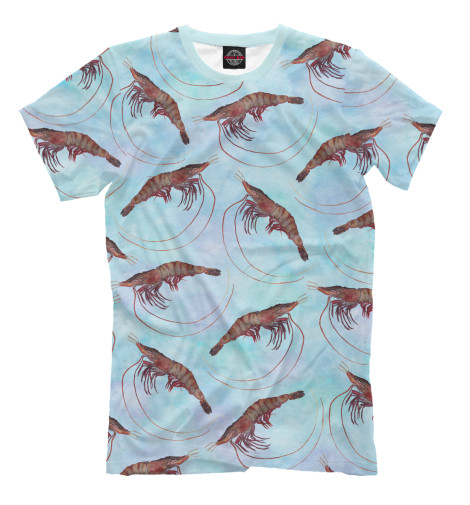 

Мужская футболка Креветки