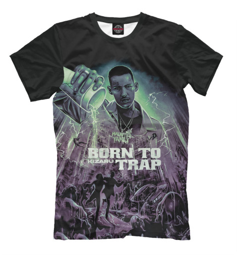 

Мужская футболка Kizaru born to trap