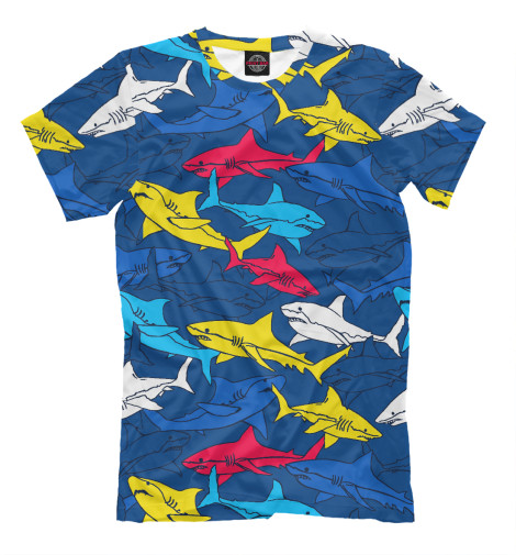 

Мужская футболка Акулы