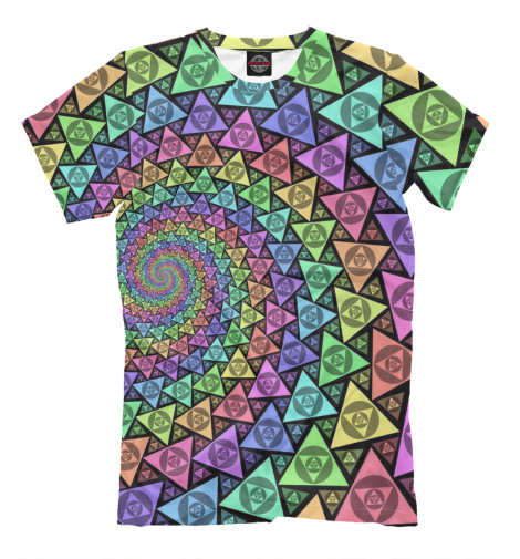 

Мужская футболка Кислотный вихрь