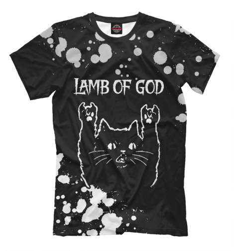 

Мужская футболка Lamb of God | Рок Кот