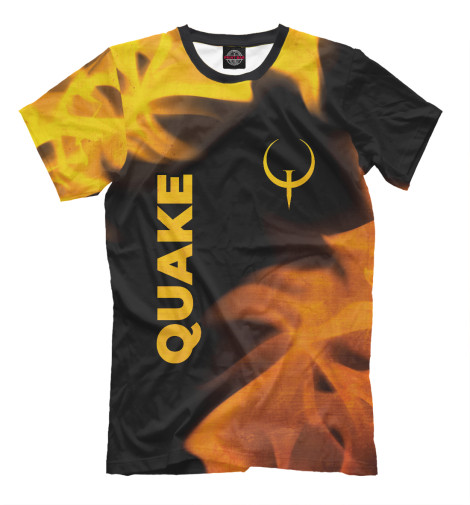 

Мужская футболка Quake Gold Gradient