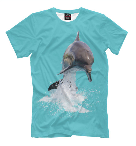 

Мужская футболка Прыжок дельфина
