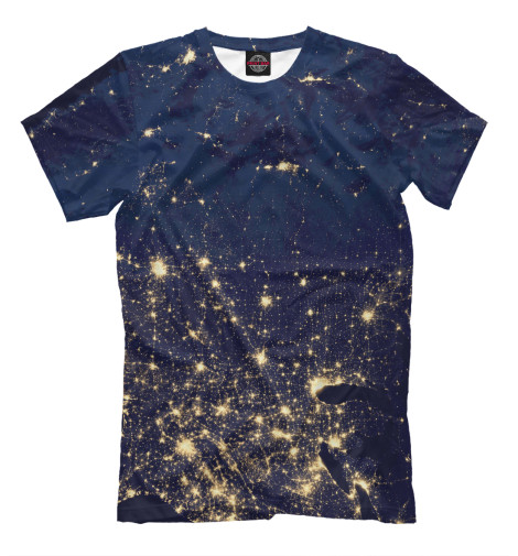 

Мужская футболка Вид из космоса