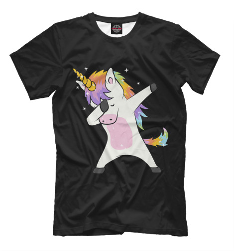 

Мужская футболка Dabbing Unicorn