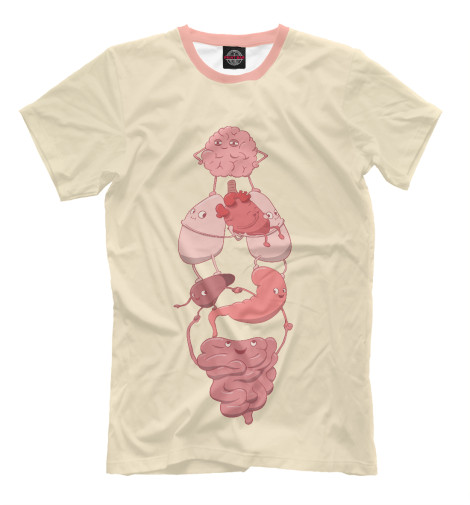 

Мужская футболка Нежные органы