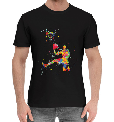 

Мужская хлопковая футболка Basketball