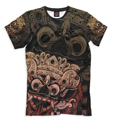 

Мужская футболка Полинезийские маски