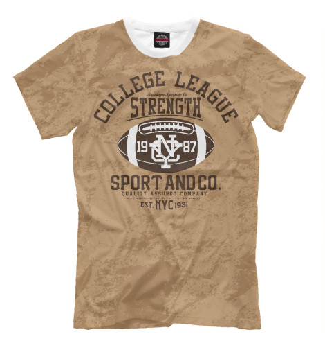 

Мужская футболка College sport
