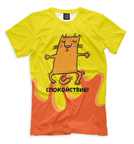 

Мужская футболка Спокойствие!