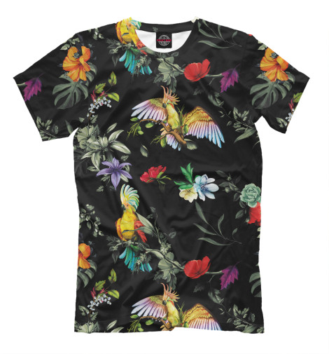 

Мужская футболка Попугаи