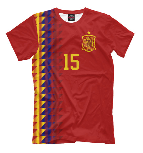 Мужская футболка Серхио Рамос - Сборная Испании, Футболисты  - купить
