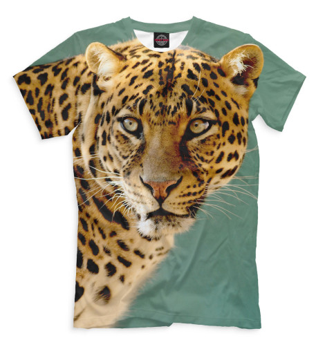 

Мужская футболка Леопард