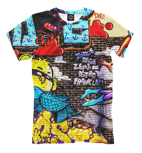 

Мужская футболка Граффити