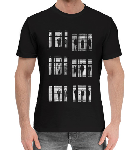 

Мужская хлопковая футболка Чужие окна