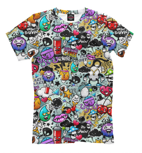 

Мужская футболка Граффити коллаж