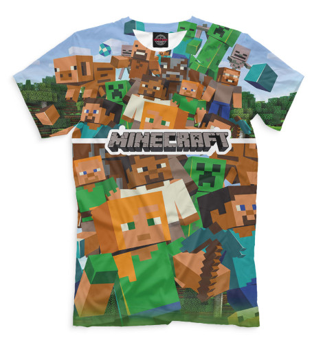 

Мужская футболка Minecraft