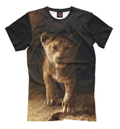 Мужская футболка Лев, Хищные кошки  - купить