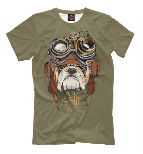 

Мужская футболка Air ship pilot