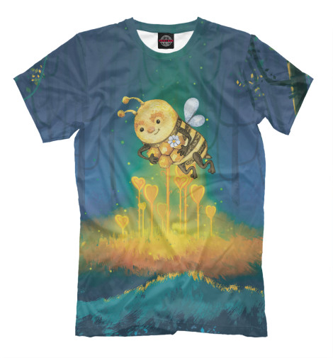 

Мужская футболка Пчёлка с сотами