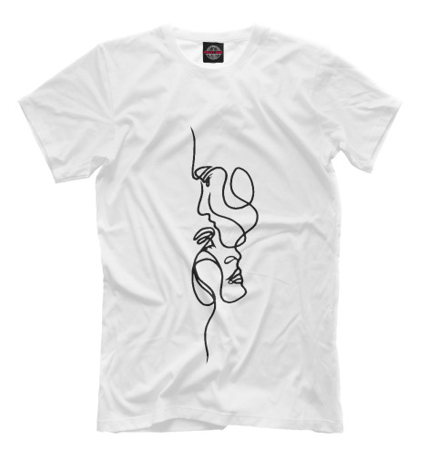 

Мужская футболка Лица