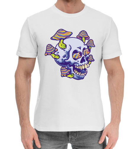 

Мужская хлопковая футболка Skull