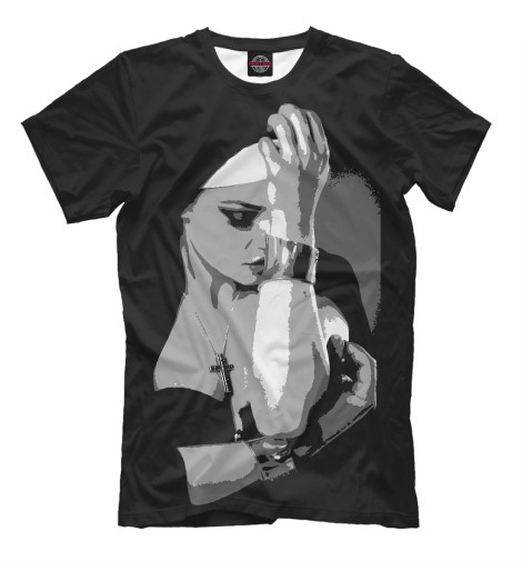 

Мужская футболка Монашка модель