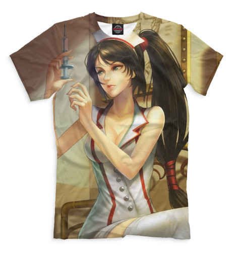 

Мужская футболка Nurse Akali