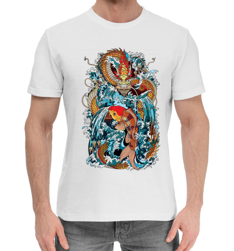 

Мужская хлопковая футболка Драконы
