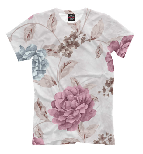 

Мужская футболка Цветы