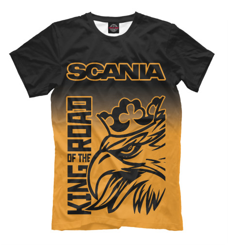 

Мужская футболка SCANIA - King Of The Road