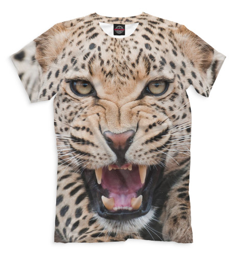 

Мужская футболка Леопард