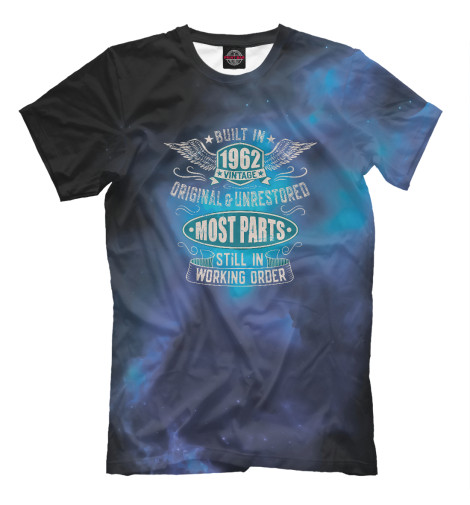 

Мужская футболка Vintage Born In 1962