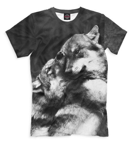 

Мужская футболка Волки