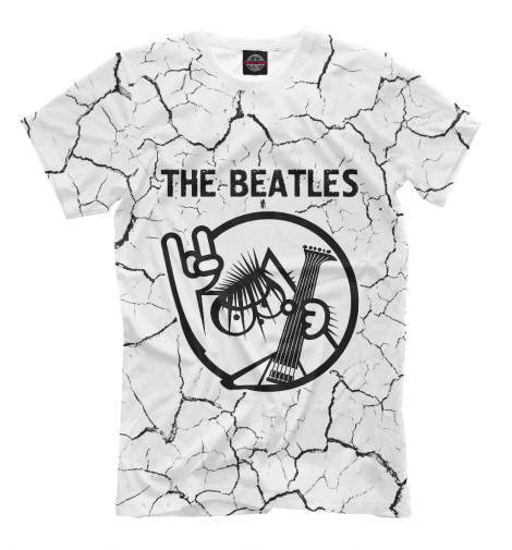 

Мужская футболка The Beatles + Кот